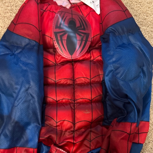 Spiderman Red and Blue Hero Suit (just suit) including 2 brand new Spider-Man SL - Picture 3 of 7